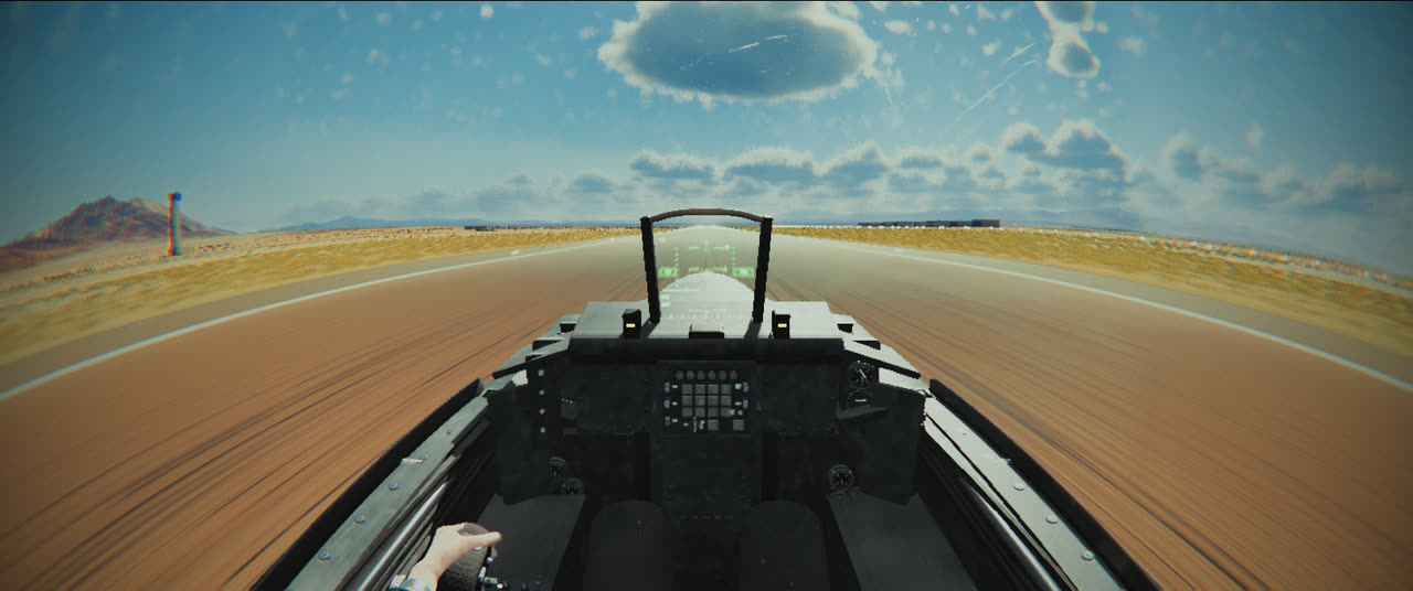 The same frame through the game's profile